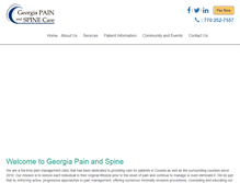 Tablet Screenshot of gapaincare.com